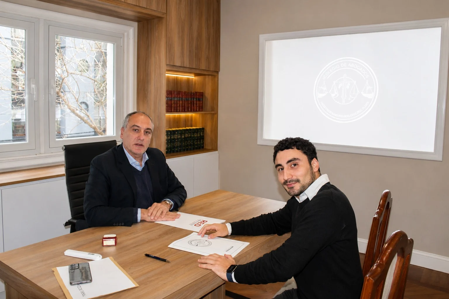 Firma del convenio entre Red Gestiones y el Colegio de Abogados de Mar del Plata